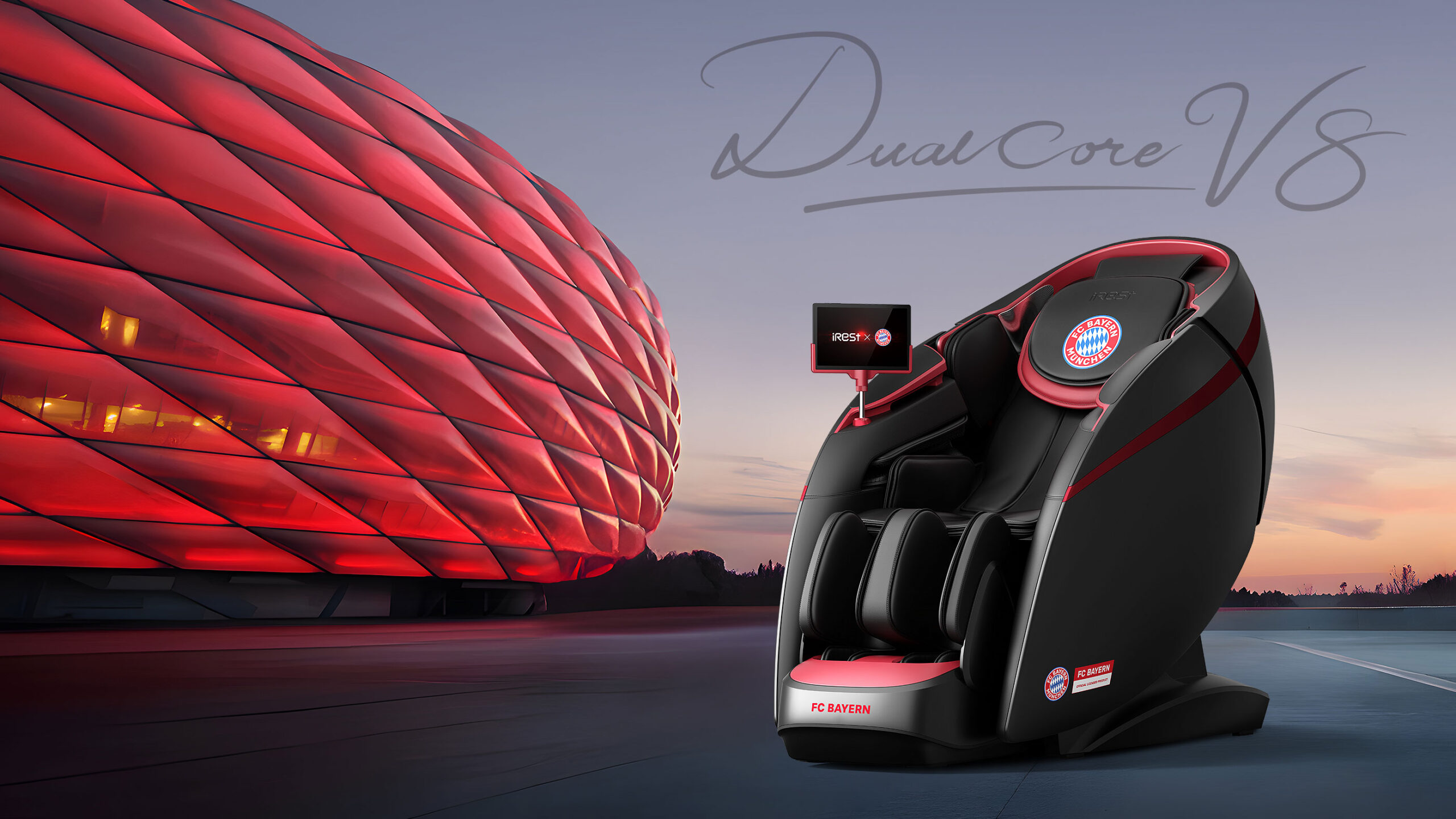 fotel masujący iRest Dual Core V8